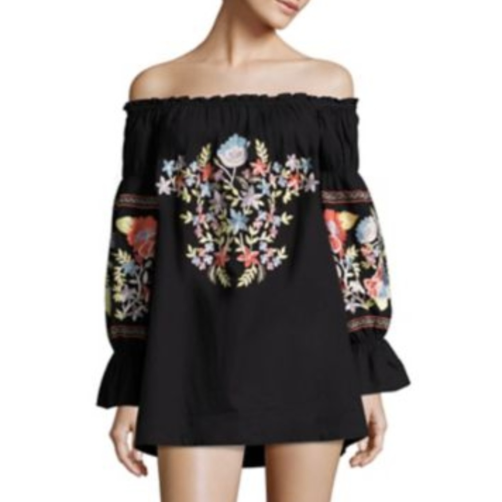 Free People Fleur Du Jour Off the Shoulder Dress